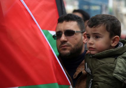 تظاهرة تضامنية مع الأسرى في نابلس