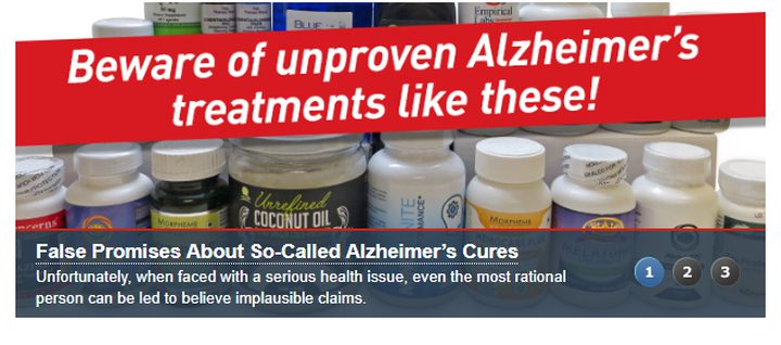 هيئة الأغذية والأدوية الأمريكية "FDA" تحذر من أكاذيب وجود علاجات للزهايمر