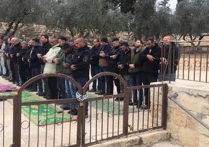 الأوقاف تعمل على ترميم مصلى باب الرحمة لفتحه امام المصلين