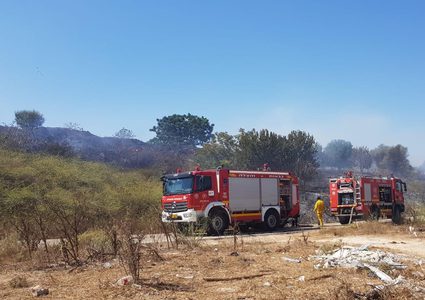 الاحتلال يزعم وقوع حريقين في مستوطنة"كيسوفيم" بفعل البالونات