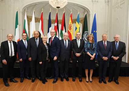 وزراء خارجية عرب وأجانب يجتمعون في إيرلندا للتشاور بشأن فلسطين