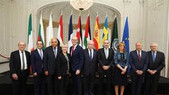 وزراء خارجية عرب وأجانب يجتمعون في إيرلندا للتشاور بشأن فلسطين