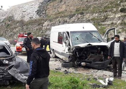 6 إصابات بحادث سير قرب سالم شرق نابلس