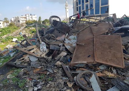 حملة واسعة لإزالة التعديات بشوارع جنين