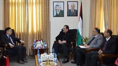 صيدم يبحث مع ممثل كوريا الجنوبية توسيع التعاون في المجالات التربوية