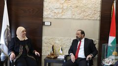مسير أعمال النيابة العامة يلتقي المحافظ غنام