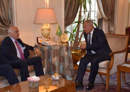 الرجوب يطلع أبو الغيط على آخر المستجدات السياسية