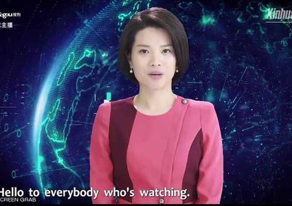 الصين تكشف عن أول "مذيعة روبوت"