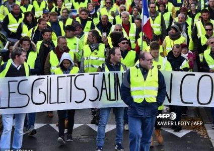 الشرطة الفرنسية: تواصل احتجاجات السترات الصفراء