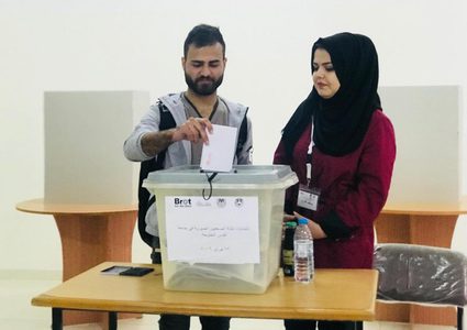 انتخاب الصحفيين الشباب في الجامعات الفلسطينية