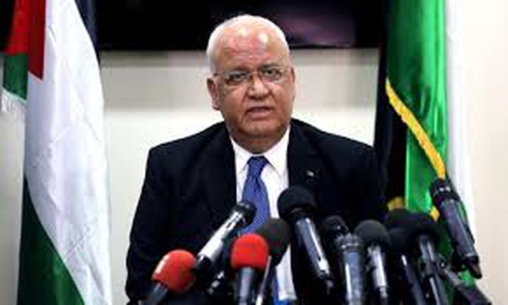 عريقات:الرئيس سيؤكد أنه لا سلام دون  تجفيف مستنقع الاحتلال