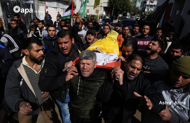 غزة تشيع الشهيد الطفل يوسف الداية