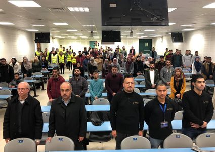 جامعة النجاح تحتضن بطولة‎ ‎‎بناء‎ ‎الجسور‎ ‎الخشبية‎