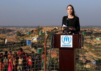 أنجلينا جولي زارت مخيمات الروهينغا في بنغلاديش