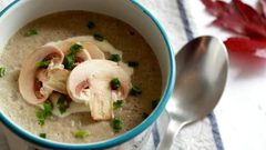 شوربة تيراميسوب بالفطر