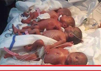 بعد 7 أيام على ولادتهم.. فاجعة تصيب عائلة التوائم الـ7!