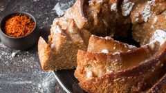 كيكة الزعفران الهشة