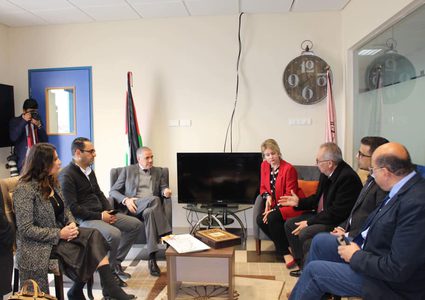 بحث التعاون المشترك بين مركز إعلام النجاح والإتحاد الأوروبي