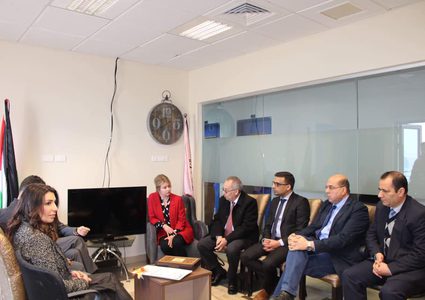 مركز اعلام النجاح يستقبل ممثل جمهورية بولندا