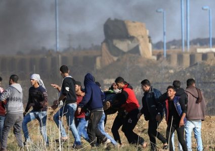 إصابة أربعة مواطنين برصاص الاحتلال شرق غزة