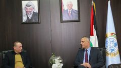 أبو دياك وعميد كلية القانون بجامعة النجاح يبحثان التعاون المشترك