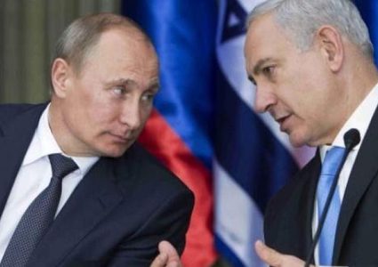 نتنياهو يبدي لبوتن قلقه من "التهديد الإيراني"