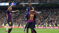 برشلونة يسحق ريال مدريد بثلاثية نظيفة
