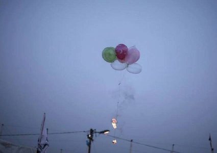 الاحتلال يزعم سقوط بالون متفجر قرب مبنى في "أشكول"
