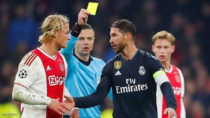 إيقاف راموس مباراتين لتعمده نيل بطاقة صفراء