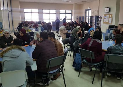 مركز الموارد التعليمية للغات ينظّم نشاطاً بعنوان (مقهى اللغات)