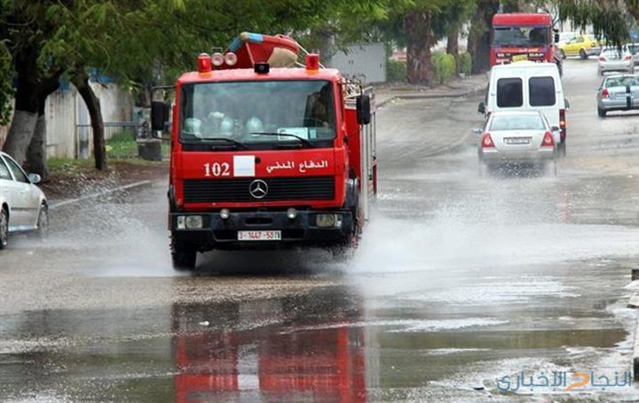 الدفاع المدني يرفع جاهزيته لمواجهة المنخفض الجوي