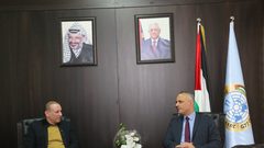 أبو دياك يستقبل عميد كلية القانون في جامعة النجاح