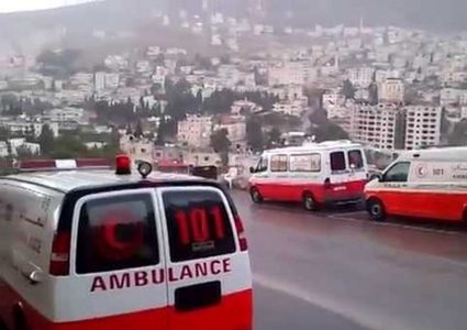 اصابة سيدة واطفالها الاربعة اثناء محاولتهم اشعال النار بمنزلهم