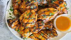 دجاج مشوي بنكهة العسل والبرتقال