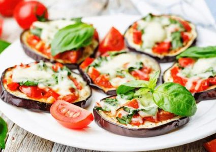 وصفة بيتزا الباذنجان