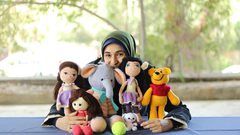 "علياء" صاحبة فن جديد في قطاع غزة.. فما هو؟