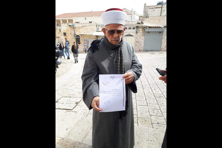 قرار من الاحتلال بإبعاد رئيس مجلس أوقاف القدس