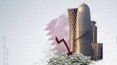هبوط حاد في الودائع المالية القطرية