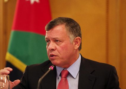 العاهل الأردني يجدد التأكيد على موقف بلاده الثابت تجاه فلسطين