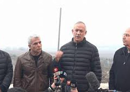 قيادة تحالف “أزرق أبيض” تعلن رؤيتها العسكرية