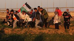 إصابة مواطنين برصاص الاحتلال شرق البريج وسط القطاع