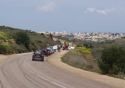 هدم منزلين في قرية الكعبية