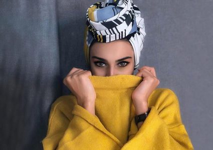 أزياء محجبات باللون الأصفر المنعش