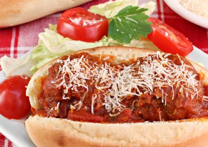 ساندويش كرات اللحم الشهية