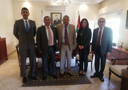 السفير شامية يعقد عدة لقاءات مع السفراء لدى دولة فلسطين