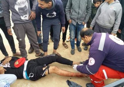 إصابة 3 شبان برصاص الاحتلال شرق مخيم البريج