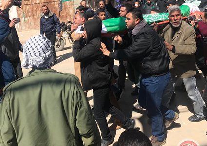 غزة تشيّع جثمان الشهيد أبو زيد