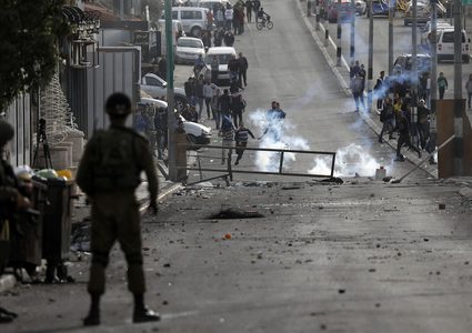 إصابات بالرصاص المطاطي في بيت سيرا غرب رام الله