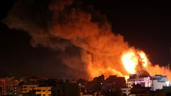 الطيران الحربي الإسرائيلي يشن سلسلة غارات على غزة