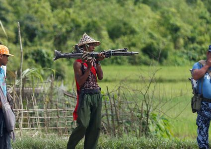 مقتل 9 من عناصر الشرطة في ولاية راخين معقل الروهينغا في ميانمار